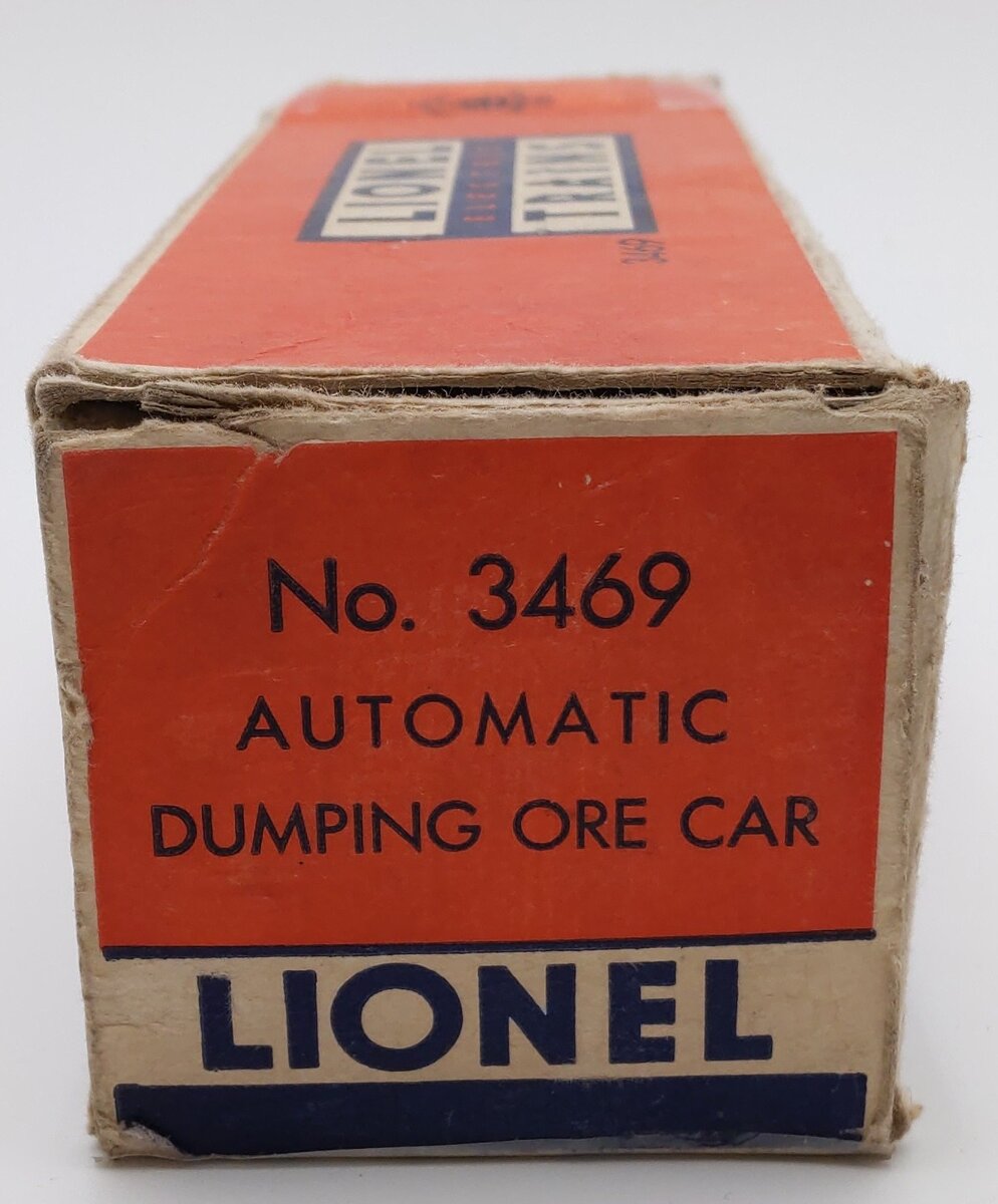 Lionel 3469 Vintage O Lionel Lines Black Automatic Dump Car EX/Box