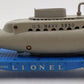 Lionel 3830 Vintage O Flatcar with Operating U.S. Navy Submarine VG