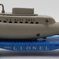 Lionel 3830 Vintage O Flatcar with Operating U.S. Navy Submarine VG