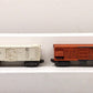 Lionel Vintage O Gauge Postwar Operating Milk Car & Cattle Car: 3472 & 3656 [2] VG
