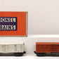 Lionel Vintage O Gauge Postwar Operating Milk Car & Cattle Car: 3472 & 3656 [2] VG