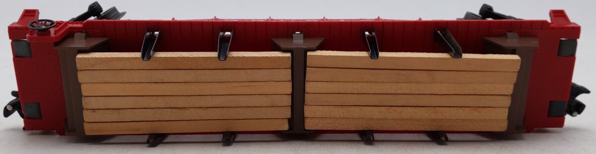 Lionel 264 Vintage O Operating Forklift Platform with 6264 Lumber Car VG