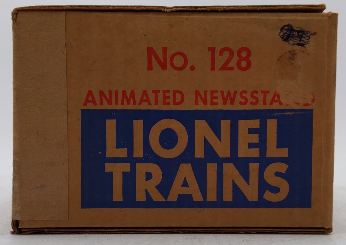 Lionel 128 Vintage O Animated Newsstand VG/Box