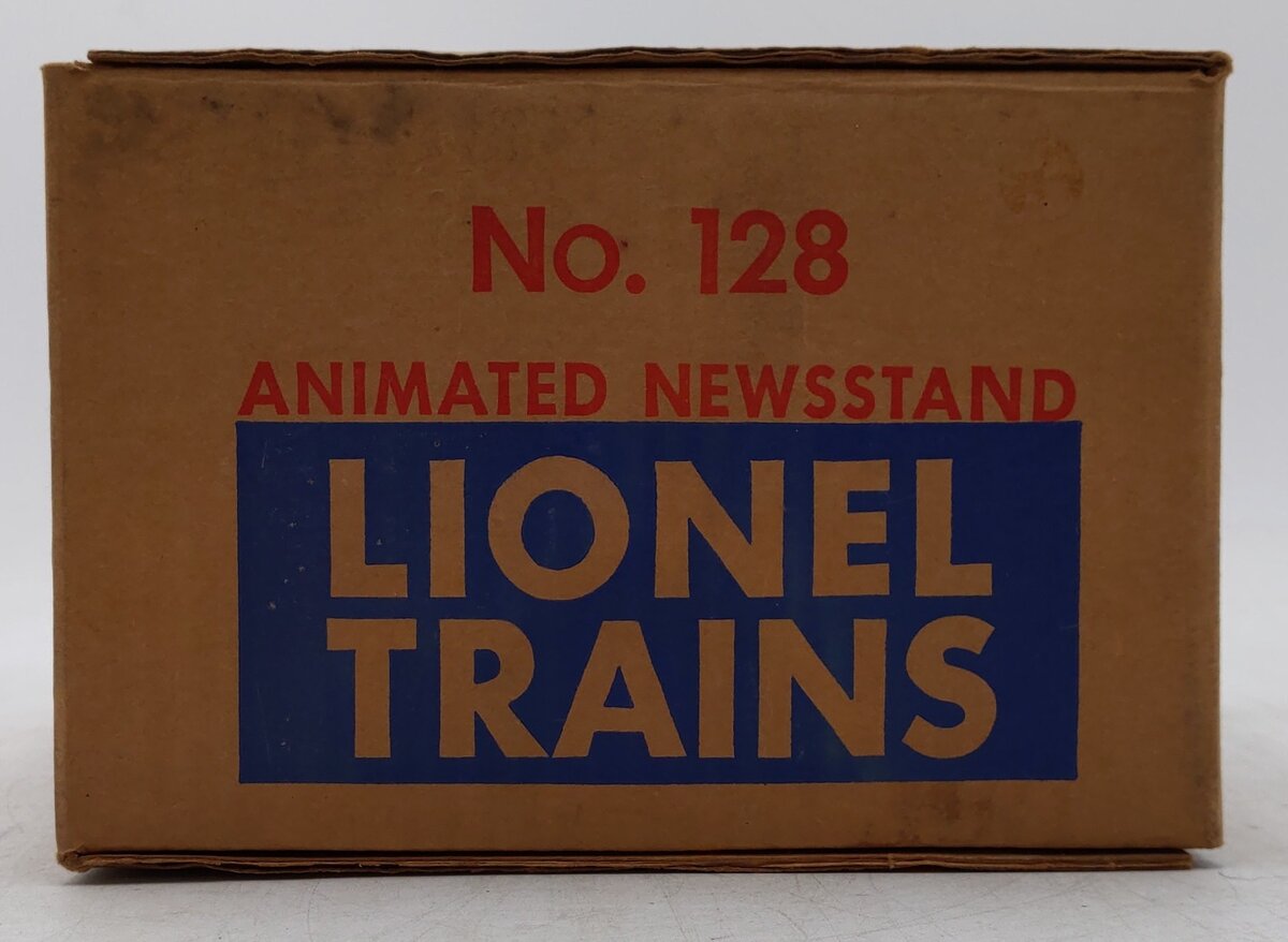 Lionel 128 Vintage O Animated Newsstand VG/Box