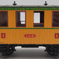 LGB 3006 G Scale Dodge City & Great Western Short Yellow Passenger Car VG/Box