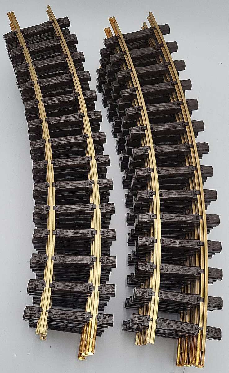LGB 15000 G Scale Wide Radius Curved Track (Box of 12) EX/Box