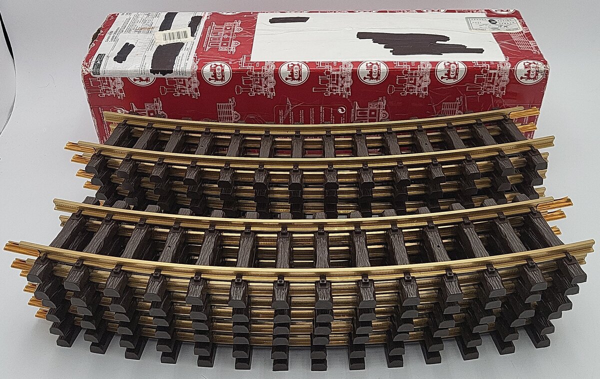 LGB 15000 G Scale Wide Radius Curved Track (Box of 12) EX/Box
