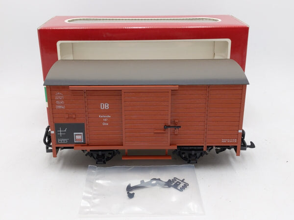 LGB 4035 G Deutsche Bahn Boxcar w/Plastic Wheels #187 LN/Box – Trainz