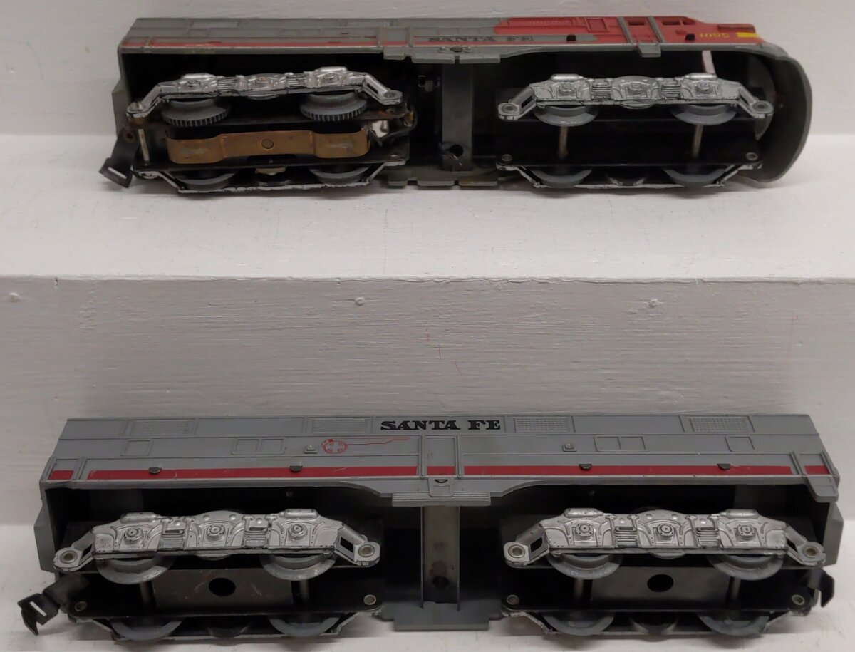 Marx 1095 Vintage O Santa Fe AB Diesel Locomotives