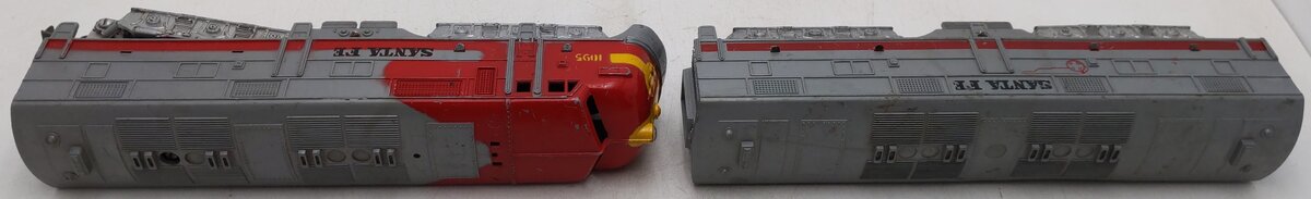 Marx 1095 Vintage O Santa Fe AB Diesel Locomotives