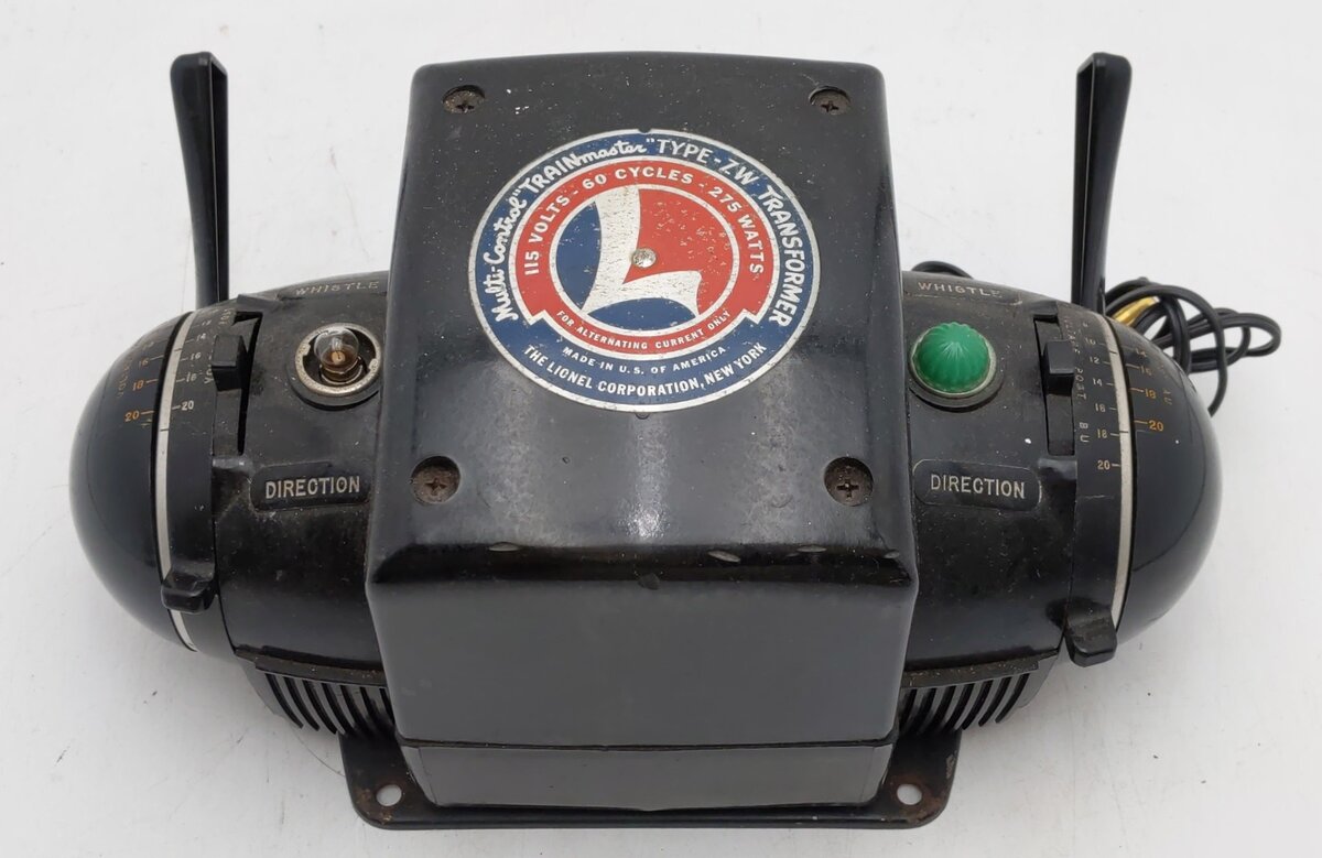 Lionel ZW 275 Watt Vintage O Gauge Train Transformer with Whistle (R Model) VG