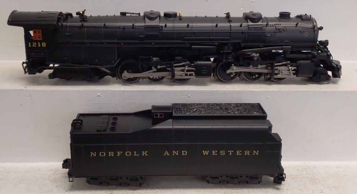Lionel 6-28052 O Gauge N&W Class A Articulated 2-6-6-4 Steam Loco & Tender #1218 LN/Box
