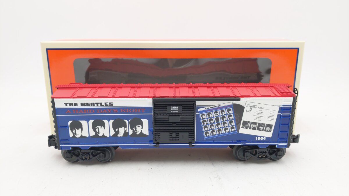 Lionel 6-29968 O Gauge The Beatles ''A Hard Day's Night'' Boxcar LN/Box