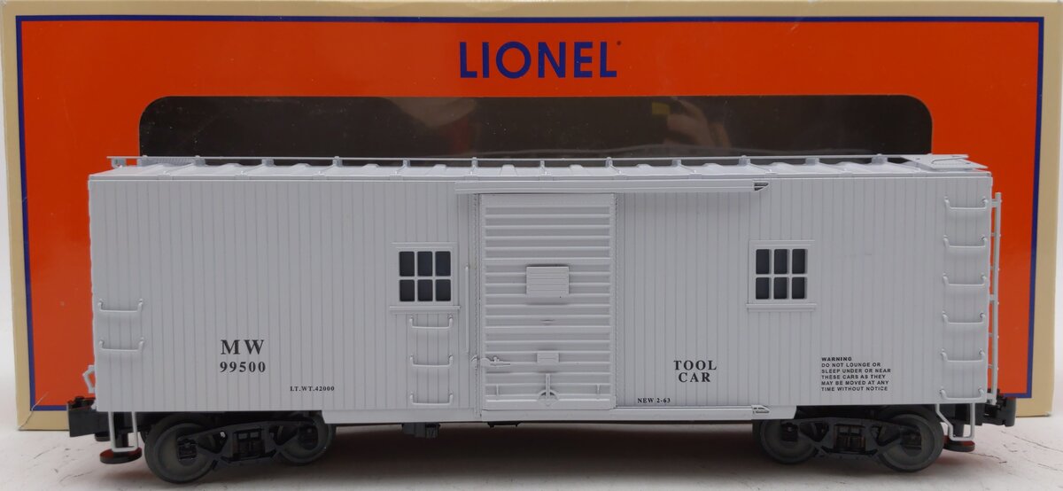 Lionel 1926300 O Maintenance of Way Tool Car #99500