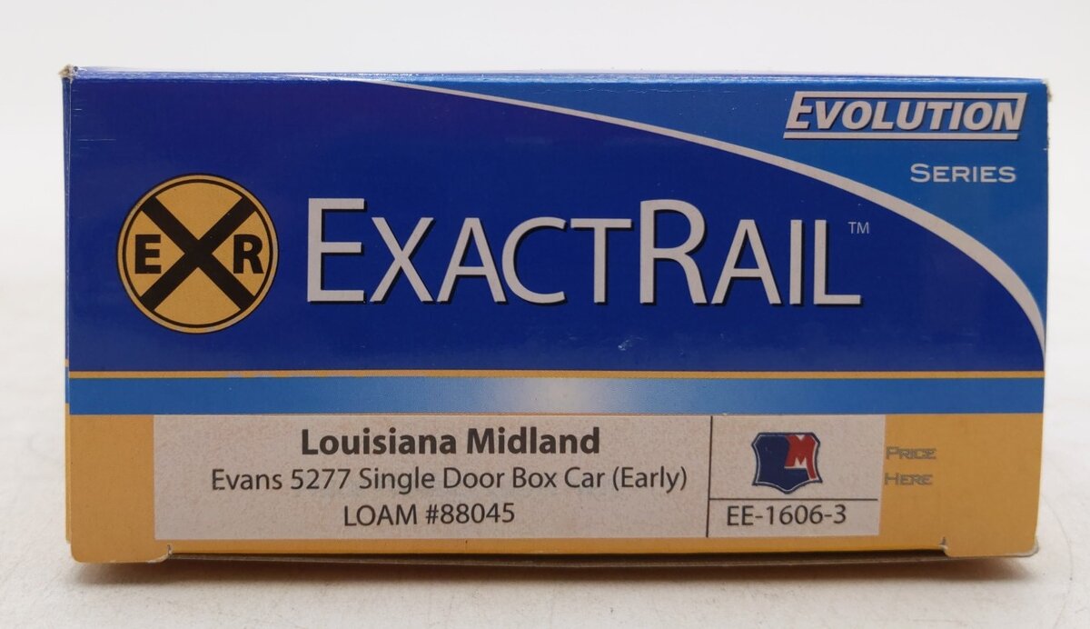 ExactRail EE-1606-3 HO Louisiana Midland USRE Box Car #88045