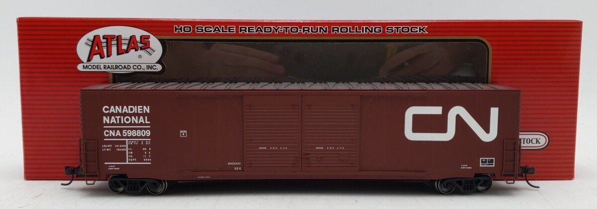 Atlas 20003078 HO Canadian National ACF 60' Double-Door Auto Boxcar #598809