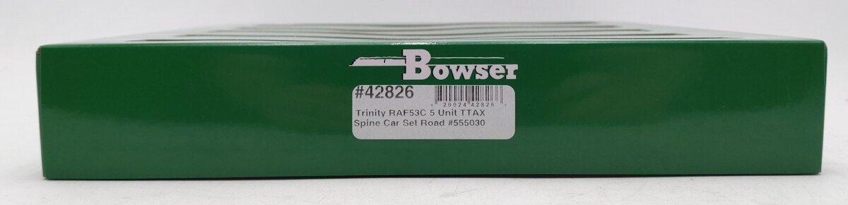 Bowser 42826 HO TTAX Trinity RAF53C 5 Unit Spine Car #555030
