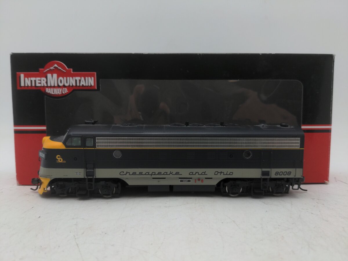InterMountain 8008 HO Chesapeake & Ohio EMD FP7 Locomotive #8008 EX/Box