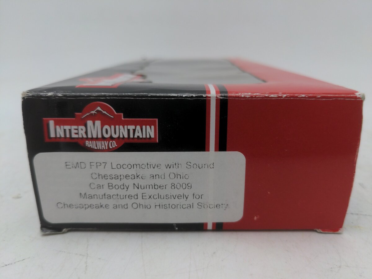 InterMountain 8008 HO Chesapeake & Ohio EMD FP7 Locomotive #8008 EX/Box