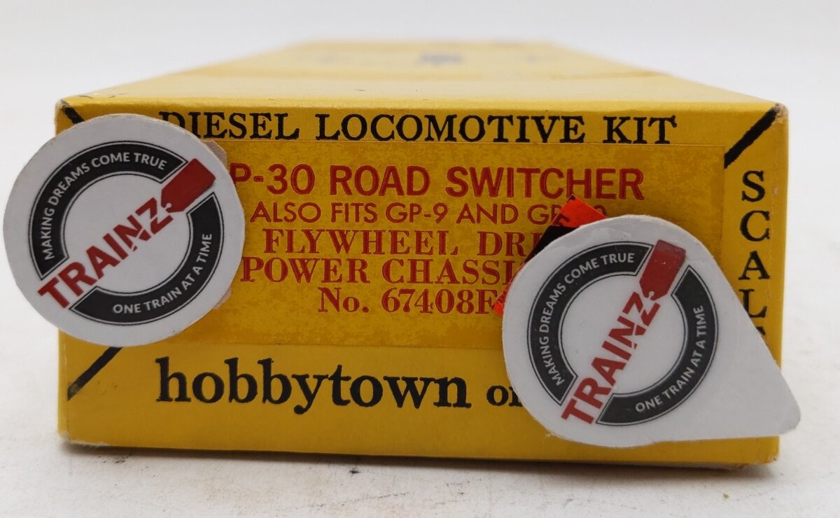 Hobby Town 67408F HO C&O GP-9 Flywheel Drive Power Diesel Locomotive#5853-Custom EX/Box