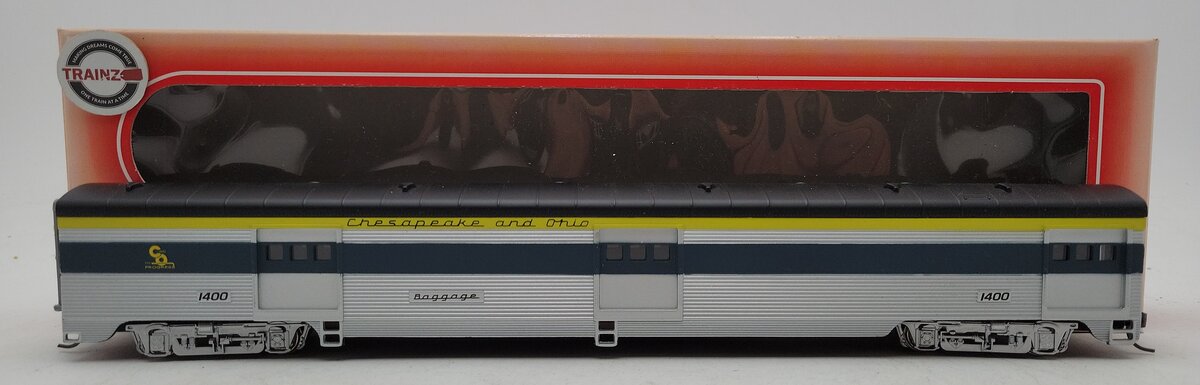 IHC 47820 HO Scale Chesapeake & Ohio Corrugated Side Baggage #1400 LN/Box