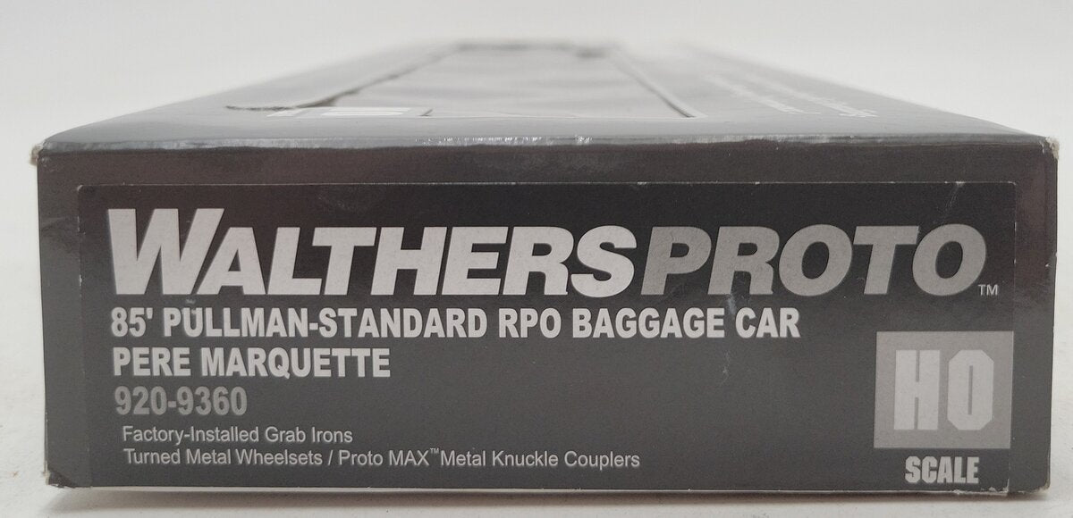 Walthers 920-9360 HO C&O Pere Marquette 85' PS RPO-Baggage Car #50 LN/Box