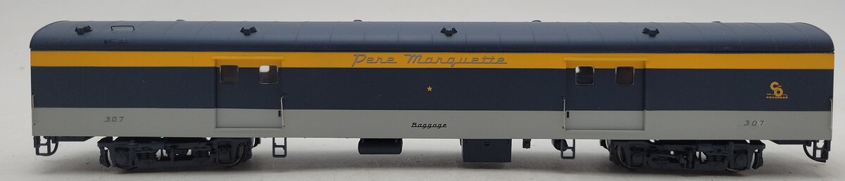 Walthers 932-6815 HO Scale Pere Marquette PS 72' Baggage Car #307 LN/Box