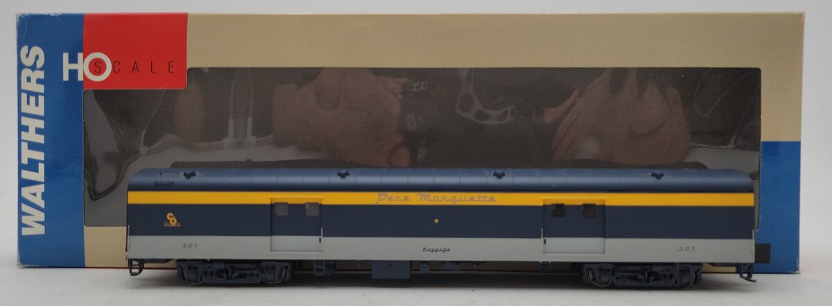 Walthers 932-6815 HO Scale Pere Marquette PS 72' Baggage Car #307 LN/Box
