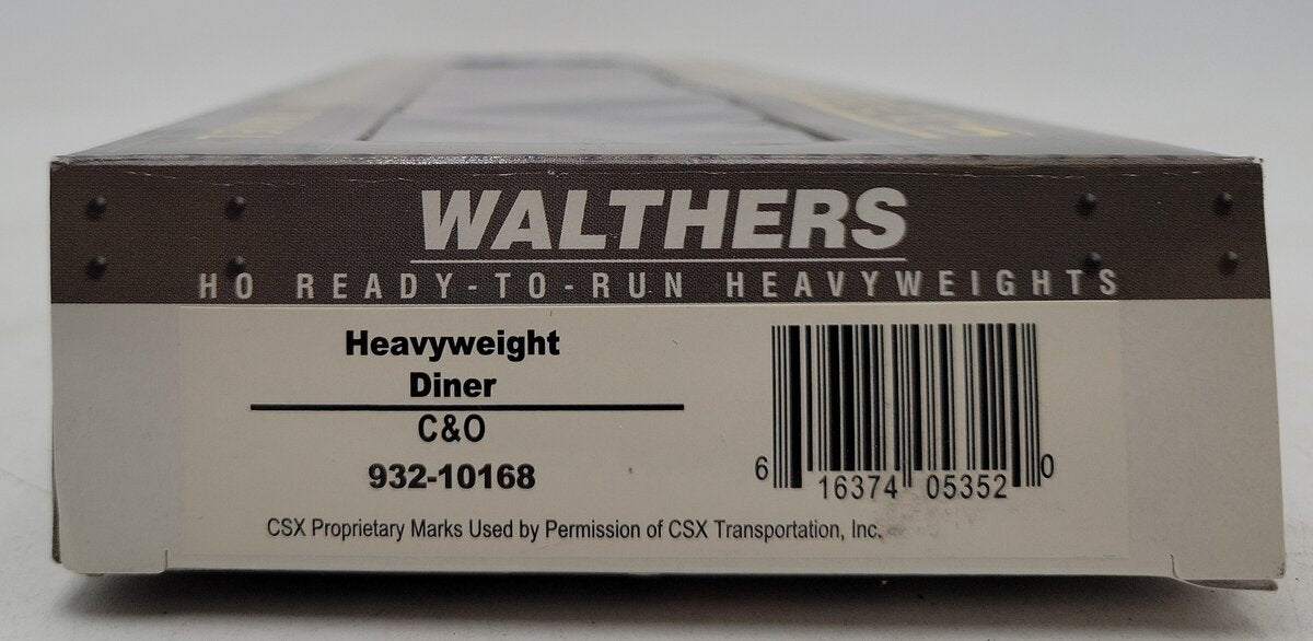 Walthers 932-10168 HO Scale Chesapeake & Ohio Diner "Fraunce's Tavern" LN/Box