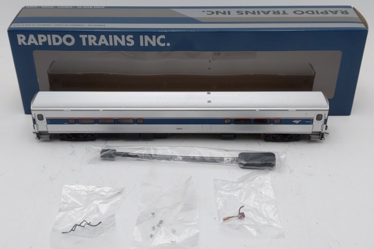 Rapido Trains 128036 HO Amtrak Phase 6 Horizon Club-Dinette #58006
