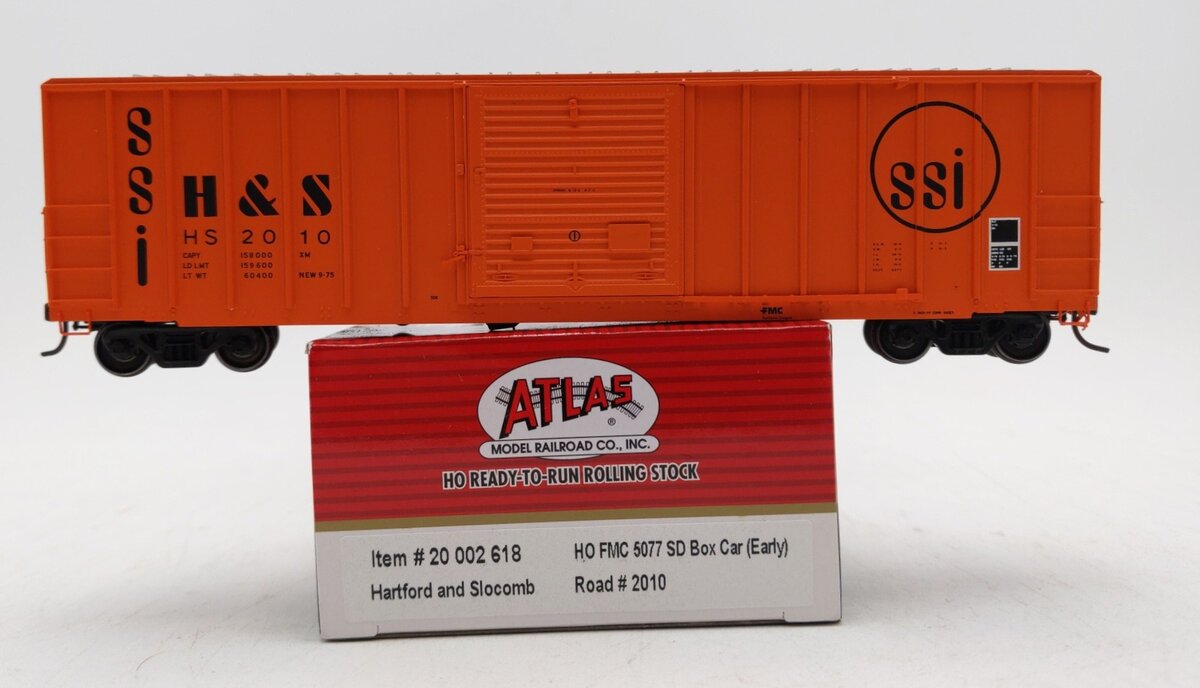 Atlas 20002618 HO Hartford & Slocomb FMC 5077 Single Door Boxcar #2010
