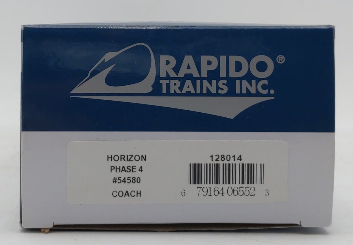 Rapido Trains 128014 HO Amtrak Horizon Phase 4 Coach #54580