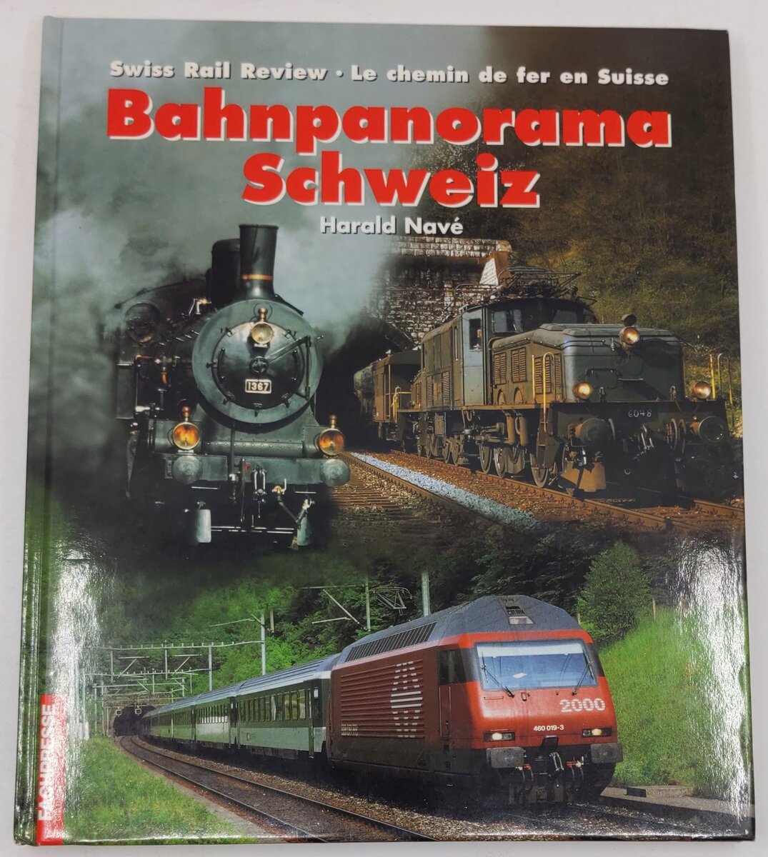 Bahnpanorama Schweiz Hardcover Book By Harald. Navé EX