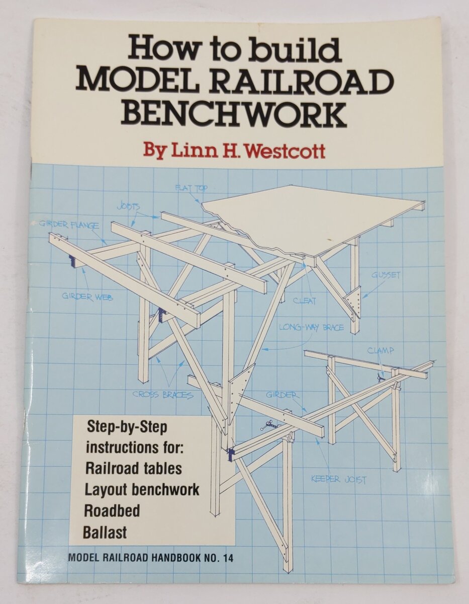 How to Build Model Railroad Benchwork Paperback Book By Westcott Linn Hanson VG
