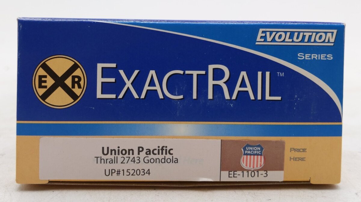 ExactRail EE-1101-3 HO Scale Union Pacific Thrall 2743 Gondola #152034 NIB