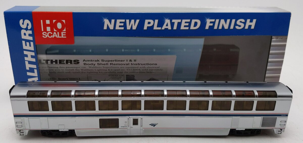 Walthers 932-16122 HO Scale Amtrak Super Liner II Phase IIIIB Lounge Car LN/Box