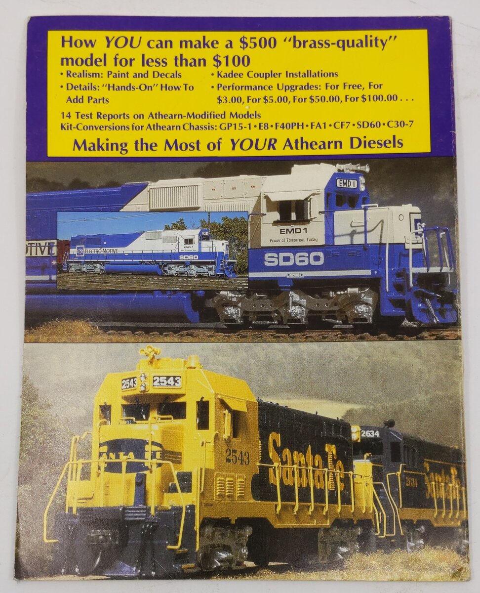 Tuning and upgrading Athearn locomotives Paperback Book By Robert Schleicher VG