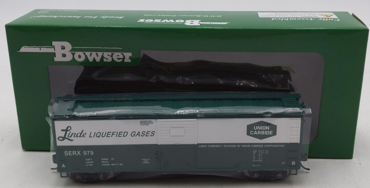 Bowser 42438 HO SERX LLG 40' Boxcar #979