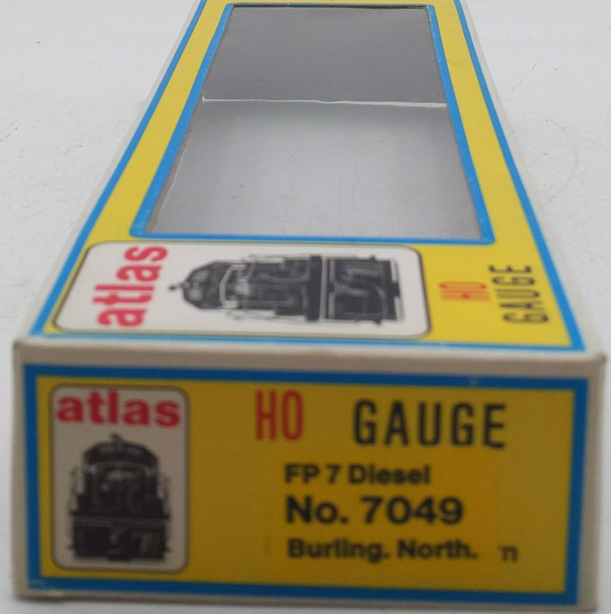 Atlas 7049 HO Scale Burlington Northern FP7 Diesel Locomotive #7049 EX/Box