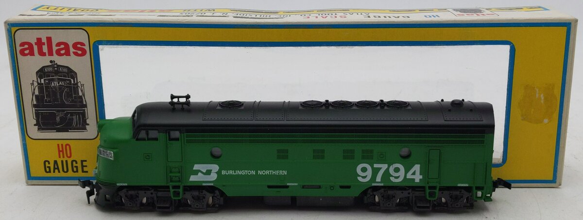 Atlas 7049 HO Scale Burlington Northern FP7 Diesel Locomotive #7049 EX/Box