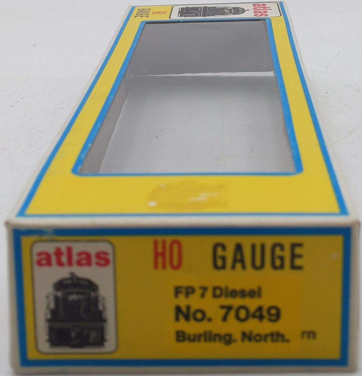 Atlas 7049 HO Scale Burlington Northern FP7 Diesel Locomotive #7049 EX/Box