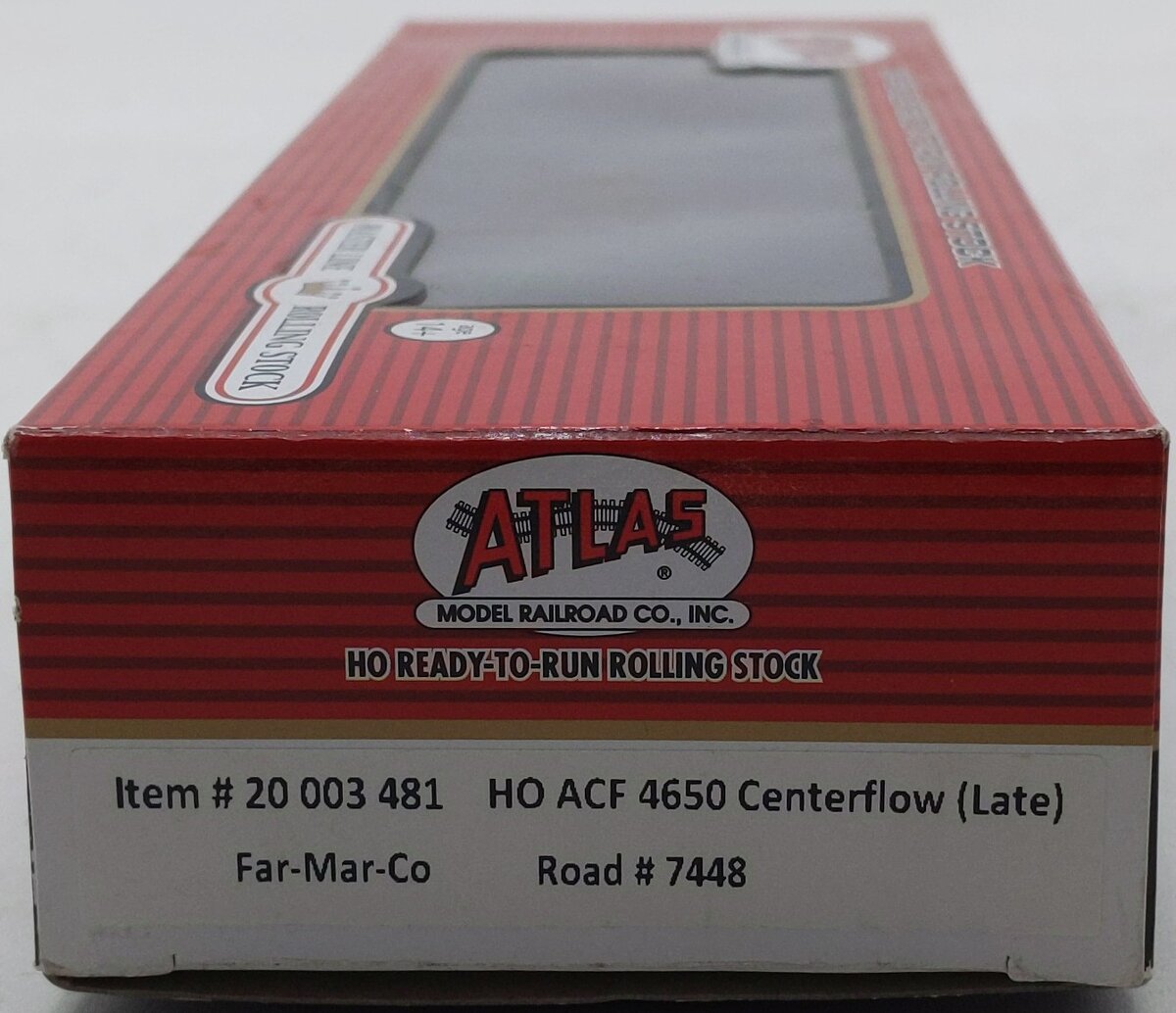 Atlas 20003481 HO Far-Mar-Co ACF 4650 Centerflow Covered Hopper #7448
