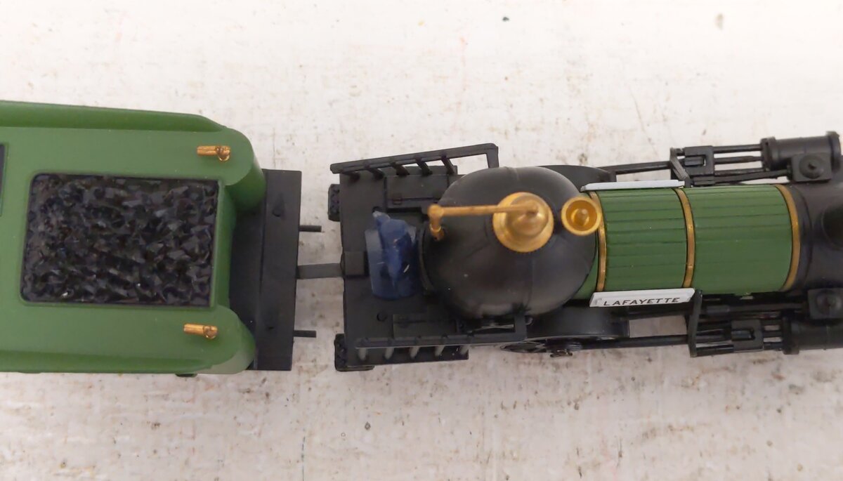 Bachmann 00628 HO Scale The Lafayette Baltimore & Ohio Steam Train Set EX/Box