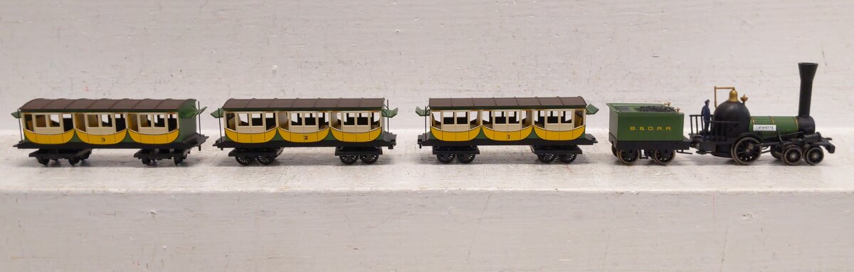 Bachmann 00628 HO Scale The Lafayette Baltimore & Ohio Steam Train Set EX/Box