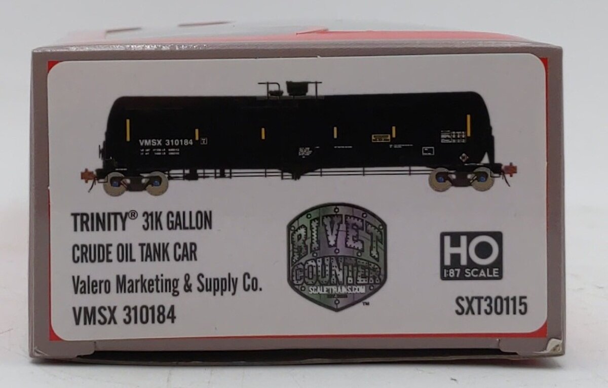Scale Trains SXT30115 HO VMSX Trinity Rail 31,000 Crude Oil Tank Car #310184