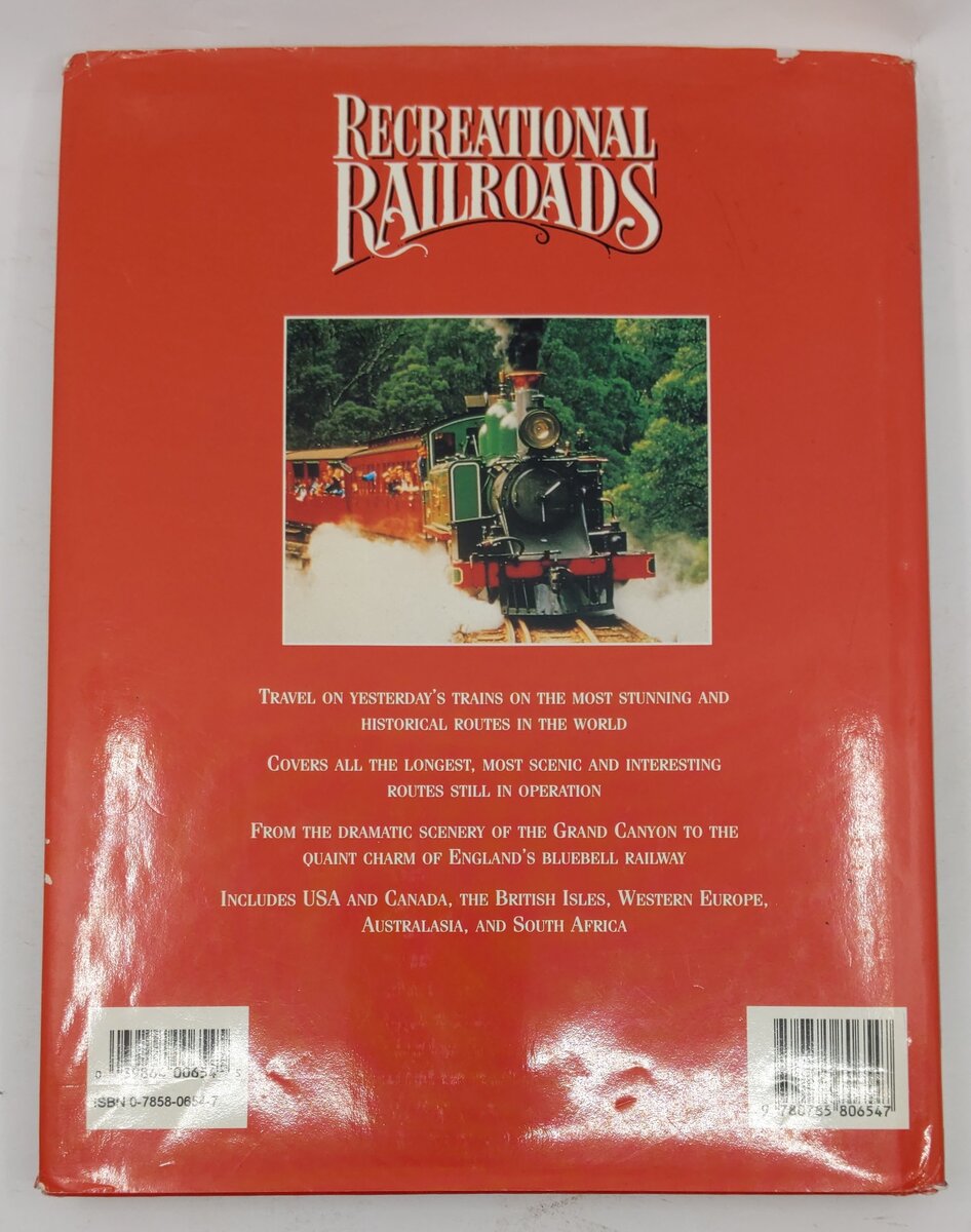 Recreational Railroads Hardcover Book By Arthur Tayler