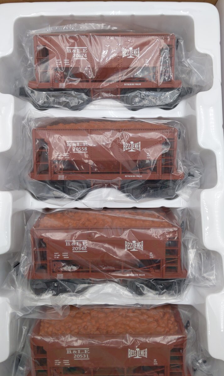 Lionel 2243160 O Bessemer & Lake Erie Ore Car #1 (Set of 6)