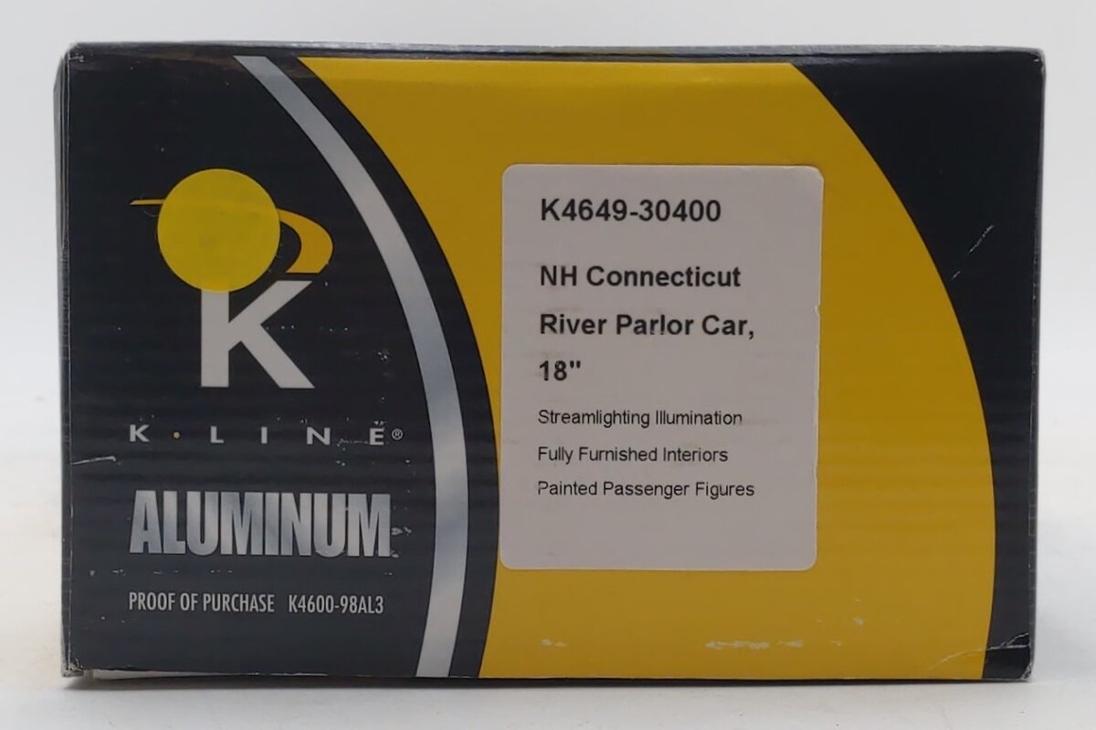 K-Line K4649-30400 O New Haven Connecticut River Parlor Car LN/Box