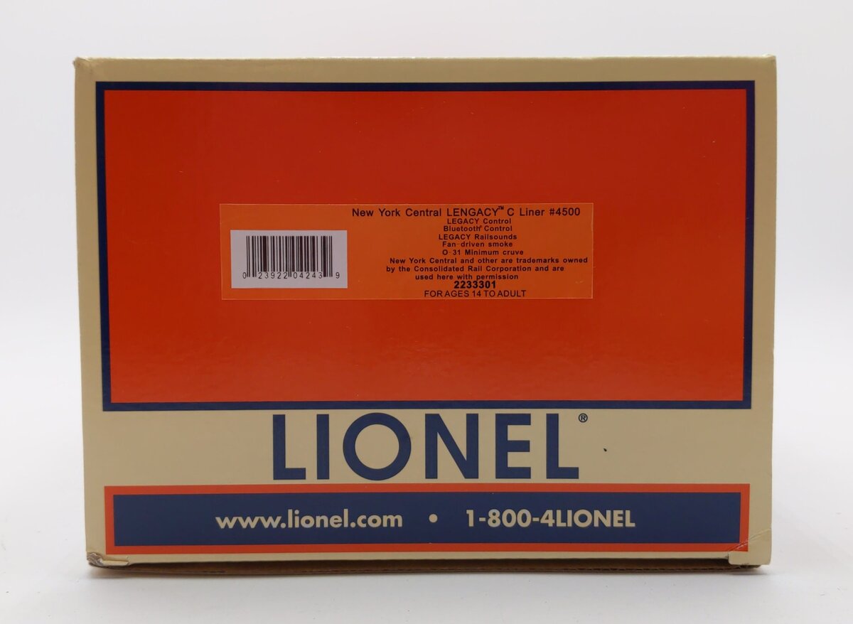 Lionel 2233301 O New York Central LEGACY C-Liner Diesel Locomotive #4500