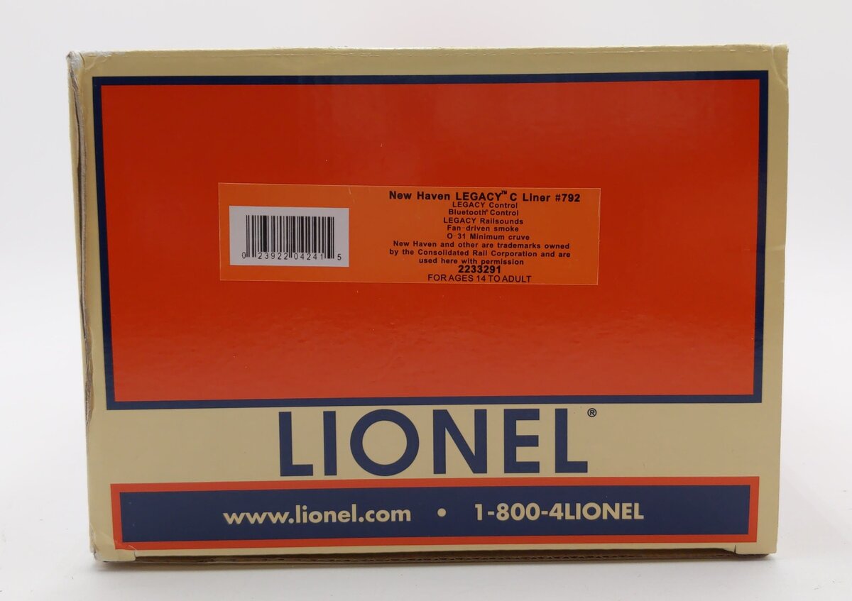 Lionel 2233291 O New Haven Legacy C-Liner Diesel Locomotive #792
